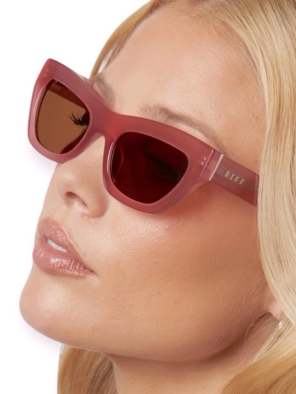 NEW DIFF Katarina Guava Sunglasses